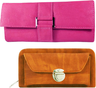

Lady bar Casual Pink, Tan Clutch
