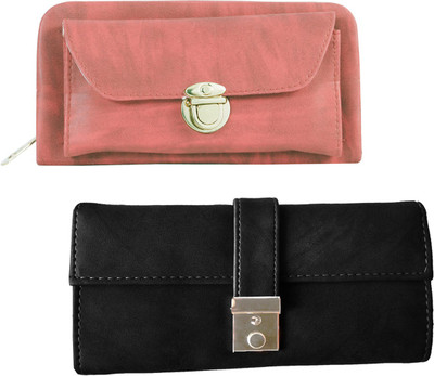 

Lady bar Casual Pink, Black Clutch, Black;pink
