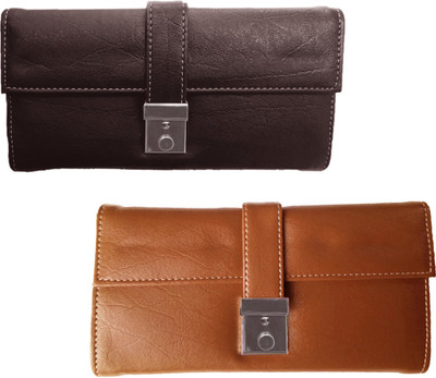 Lady bar Casual Brown, Tan Clutch
