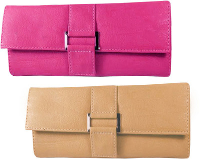 

Lady bar Casual Pink, Tan Clutch