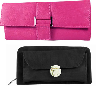 

Lady bar Casual Pink, Black Clutch, Black;pink