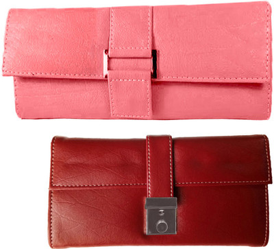 

Lady bar Casual Pink, Red Clutch