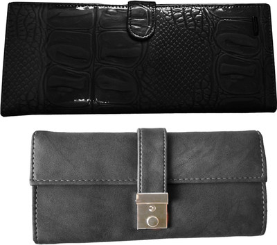 

Lady bar Casual Black, Grey Clutch