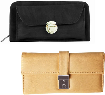 

Lady bar Casual Black, Beige Clutch, Beige;black