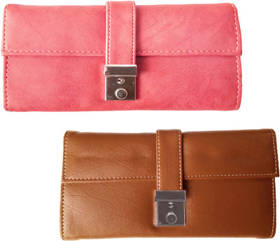

Lady bar Casual Pink, Tan Clutch