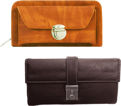 

Lady bar Casual Tan, Brown Clutch, Brown;tan