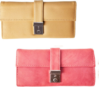 

Lady bar Casual Beige, Pink Clutch