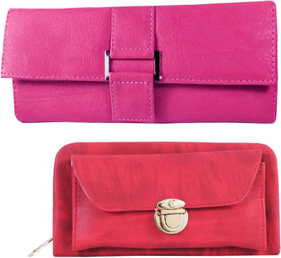 

Lady bar Casual Pink, Red Clutch