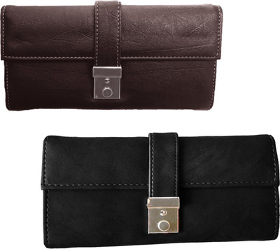 

Lady bar Casual Brown, Black Clutch, Black;brown