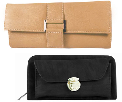 

Lady bar Casual Tan, Black Clutch, Black;tan