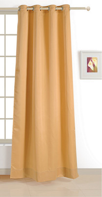 Swayam ECO Polyester Window Curtain 152 cm (4.9ft) Single Curtain(Solid Beige) available at flipkart for Rs.424