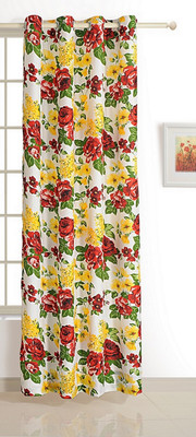 Swayam ECO Polyester Window Curtain 150 cm (4.8ft) Single Curtain(Floral Multicolor) available at flipkart for Rs.509