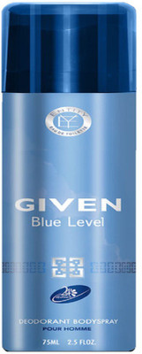 

Swiss Perfumes Given Blue Deodorant Spray - For Men(75 ml)