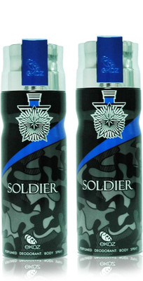 

Arbian Nights Soldier Body Spray - For Men(200 ml, Pack of 2)