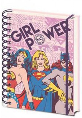 

Pyramid A5 Notebook(DC Comics(Retro Girl Power) A5, Pink)