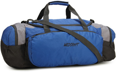 

Wildcraft 10 inch/25 cm Air Large Travel Duffel Bag(Black, Blue)