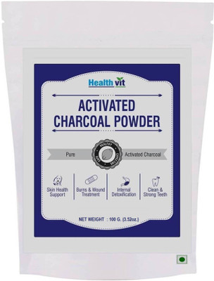 HealthVit Activated charcoal powder 100gms(100 g)