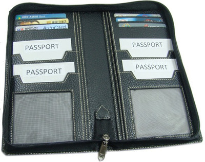 Essart Travel Document Holder(Black)
