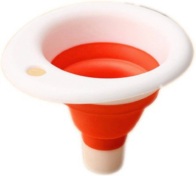 

Bruzone Collapsible Mini Plastic Funnel(Red, Pack of 1)