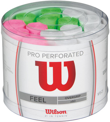 

Wilson Perforated Pro Overgrip Coil Grip(Multicolor, Pack of 1)