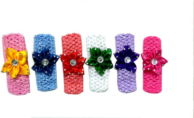 

Bunny Collections Multicolor Hair Bands for baby girls Head Band(Multicolor)