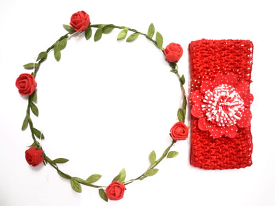 

KAAS Headband with Tiara Head Band(Multicolor)