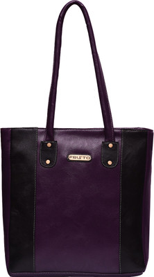 

Fristo Hand-held Bag(Purple, Black), Black;purple