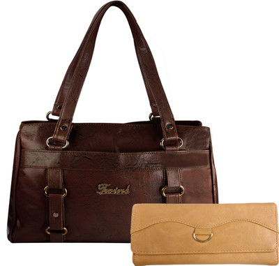 

Rashi Traders Shoulder Bag(Brown, Beige), Beige;brown