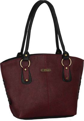 

Fristo Shoulder Bag(Maroon, Black), Black;maroon