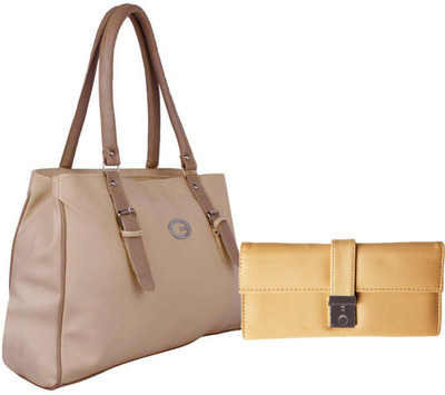 

Lady bar Hand-held Bag(Tan)