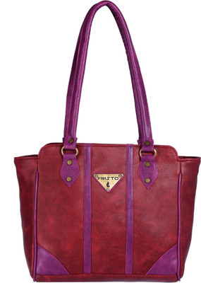 Fristo Hand-held Bag(Maroon, Purple)