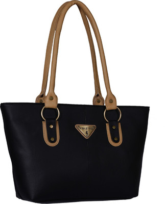 

Fristo Hand-held Bag(Black, Beige), Beige;black