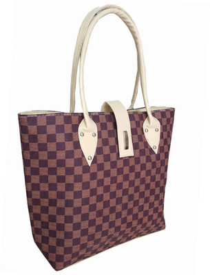 

FUN STOP Hand-held Bag(Brown)