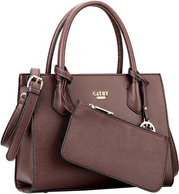 

Cathy London Hand-held Bag(Brown)