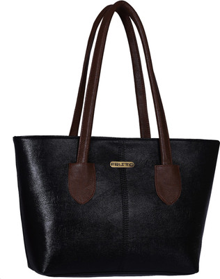 

Fristo Shoulder Bag(Black, Tan)