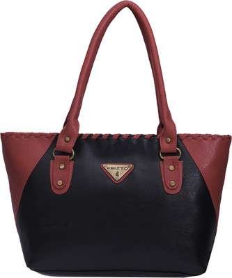 Fristo Hand-held Bag(Black, Orange)