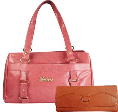 

Rashi Traders Shoulder Bag(Pink, Brown), Brown;pink