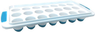 

Lavelle Kitchen Joyo Pop-up Silicon Base Premium Blue, White Silicone, Plastic Ice Cube Tray(Pack of 1)