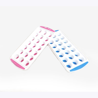

Lavelle Kitchen Joyo Pop-up Silicon Base Premium Multicolor Silicone, Plastic Ice Cube Tray Set(Pack of 2)