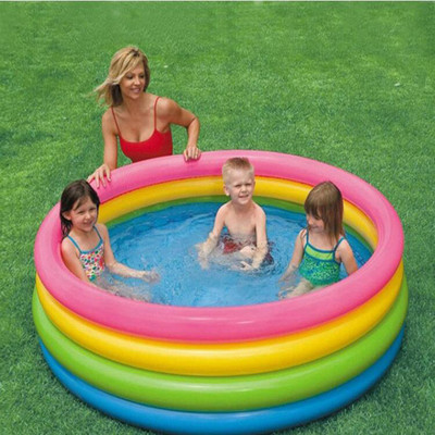 

CrackaDeal sunlike filling water Inflatable Pool(Blue, Red, Yellow)