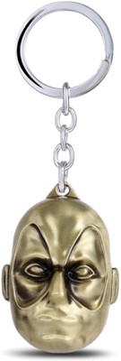 

24x7 Premium Deadpool Keychain Matt Gold with Realistic Detailing Key Chain