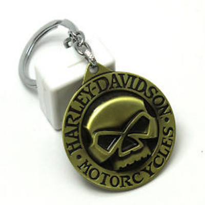 

24x7 Premium Harley Davidson Gold Metal Key Chain
