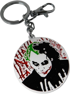 24x7 Premium Joker 3D Metal Keychain with Realistic Detailing Key Chain