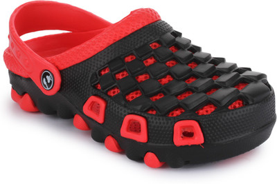 

PHEDARUS Boys & Girls Slip-on Clogs(Red, Black
