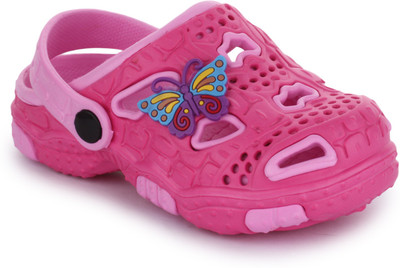 

PHEDARUS Girls Slip-on Clogs(Pink
