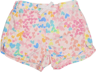 

The Children's Place Short For Girls Casual Printed Cotton(Multicolor, Pack of 1, 1128