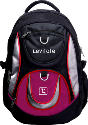 

Levitate 15.6 inch Expandable Laptop Backpack(Black), Black;wine