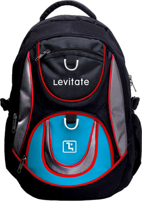 

Levitate 15.6 inch Laptop Backpack(Black), Black;cyan
