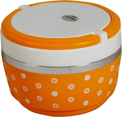 

Sigaram Inner Stainless Steel K786 1 Containers Lunch Box(500 ml), Yellow