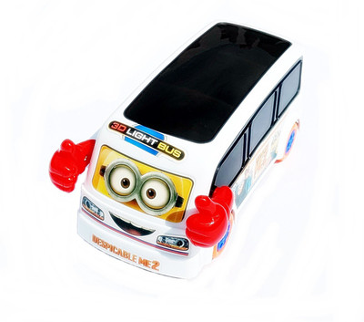 

Rean 3D Light Minion Cartoon Bus(Multicolor)